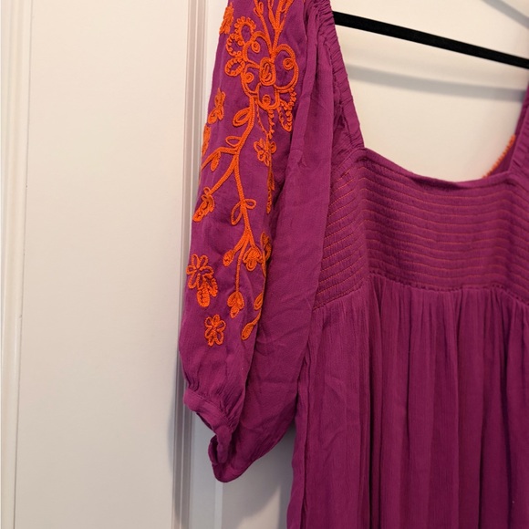 Free People Wedgewood Maxi Dress in Orchid Pavillion Size Medium Z209-34 - Picture 12 of 12